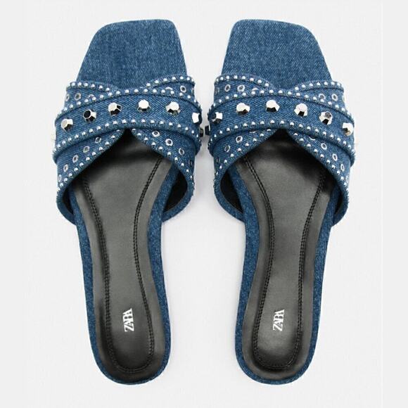 ZARA Square Toe Flats NWT - Picture 15 of 16